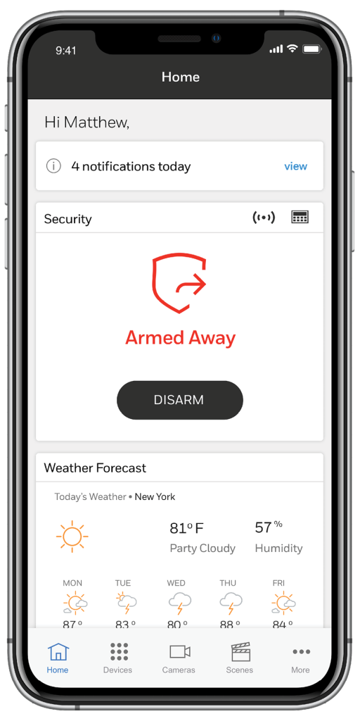 Resideo_TC_iPhone_Home_ArmedAway